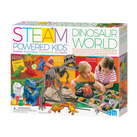 Mundo Dinosaurio 4 en 1 Steam+-0