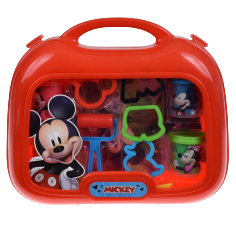 Set de Masas Mickey C/Accesorios en Maleta de 28x24cm-0