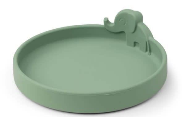 Plato Silicona Peekaboo Elphee Verde-0