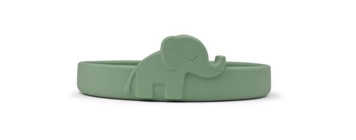 Plato Silicona Peekaboo Elphee Verde-1