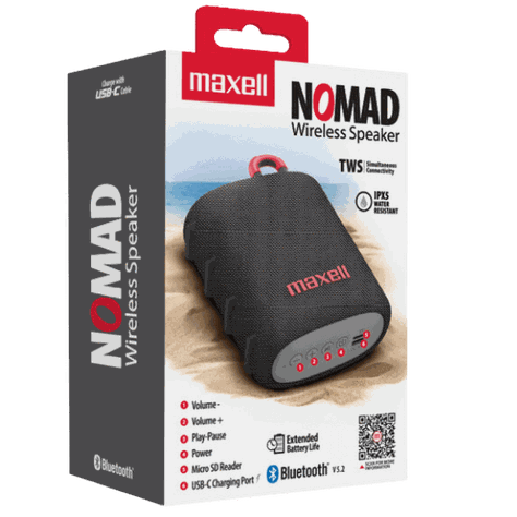 Parlante Bluetooth Nomad Gris-2