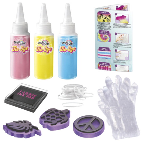 Teñido Materiales Tie-Dye Kit Stamp Art Style4Ever** No incluye ropa o tela para estampar **-1