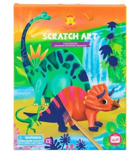 Scratch Art Dinosaurios -1