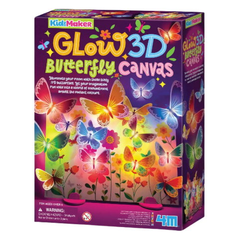 KidzMaker Mariposas Fosforescentes 3D-0