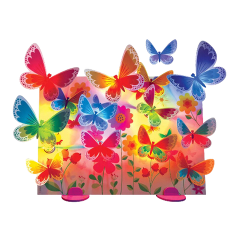 KidzMaker Mariposas Fosforescentes 3D-3