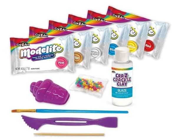 Cra-Z-Art Popping Clay! Create & Crack Sweet Treats! 6 Modelos-1