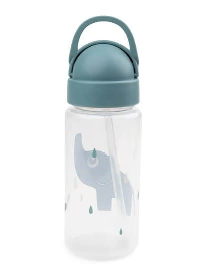 Botella de Agua Con Bombilla Elphee Blue 350ml-1