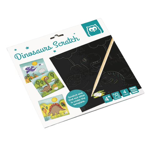 Scratch Art Dinosaurs-0
