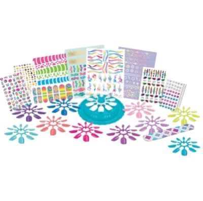 Uñas Super Set Con Stickers- Gemas y Más!-0