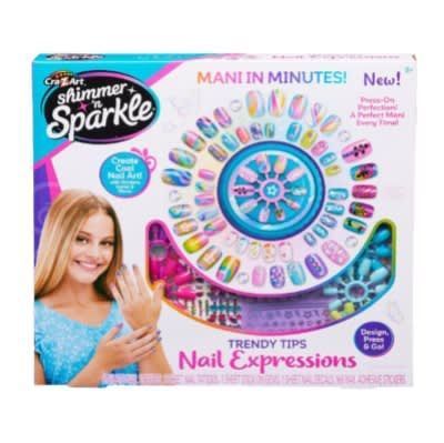 Uñas Super Set Con Stickers- Gemas y Más!-1