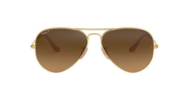 Lentes De Sol Ray-Ban RB3025 Aviator Large Metal Café Unisex-0