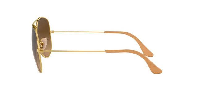 Lentes De Sol Ray-Ban RB3025 Aviator Large Metal Café Unisex-2
