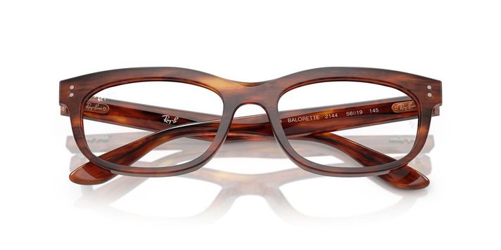 Anteojos Ópticos Ray-Ban RX5489 Balorette Havana Unisex-4