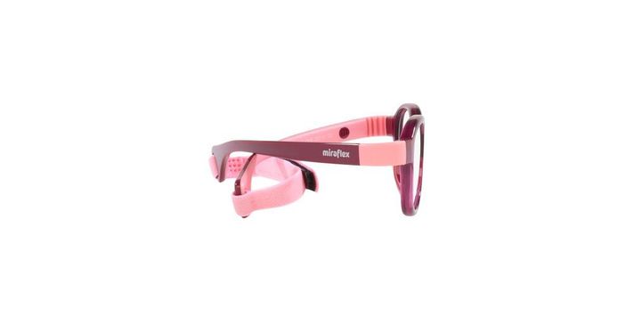 Lentes Ópticos Miraflex MF4006 Burdeo Niño-3