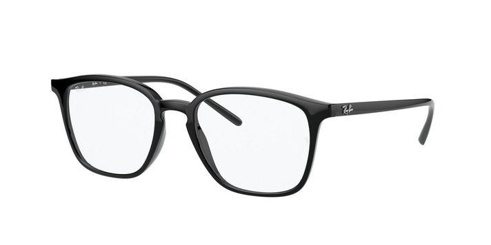Lentes Ópticos Ray-Ban RX7185 Negro Unisex-1
