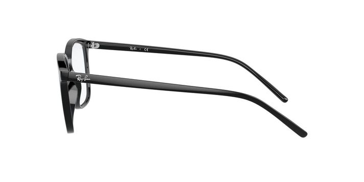 Lentes Ópticos Ray-Ban RX7185 Negro Unisex-3
