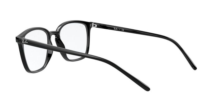 Lentes Ópticos Ray-Ban RX7185 Negro Unisex-4