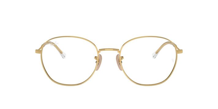 Lentes Ópticos Ray-Ban 0RX6509  Dorado Unisex-0