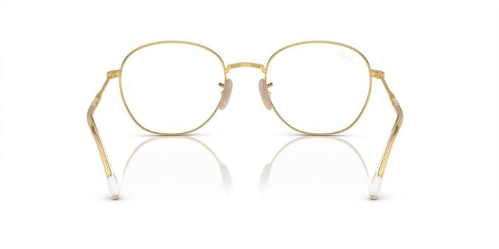 Lentes Ópticos Ray-Ban 0RX6509  Dorado Unisex-3