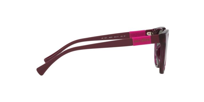 Lentes De Sol Miraflex MF1041  Burdeo Unisex-4