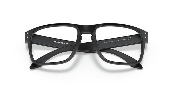 Anteojos Ópticos Oakley OX8156 Holbrook Rx Negro Hombre-2