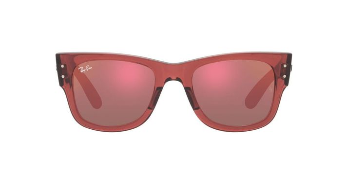 Lentes De Sol Ray-Ban Mega Wayfarer RB0840S Rosa Unisex-0