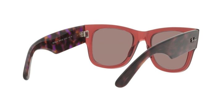 Lentes De Sol Ray-Ban Mega Wayfarer RB0840S Rosa Unisex-4
