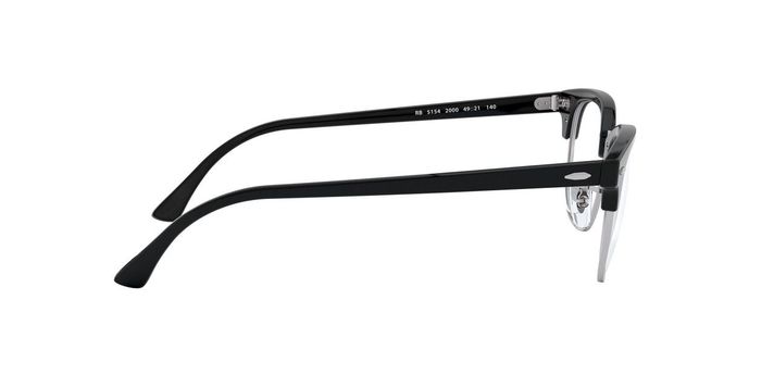 Lentes Ópticos Ray-Ban RX5154 Negro Unisex-9