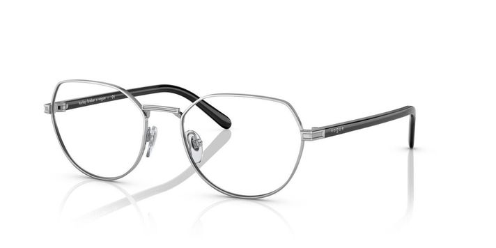 Lentes Ópticos Vogue VO4243  Plateado Mujer-1