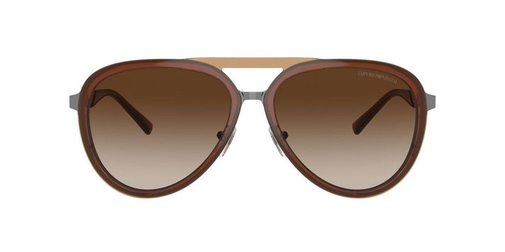 Lentes De Sol Emporio Armani 0EA2145  Café Hombre-0