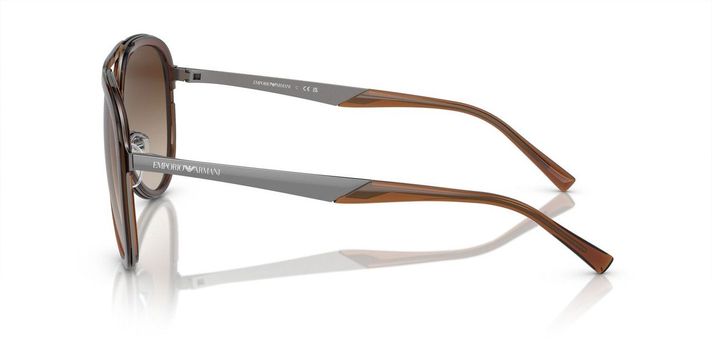 Lentes De Sol Emporio Armani 0EA2145  Café Hombre-2