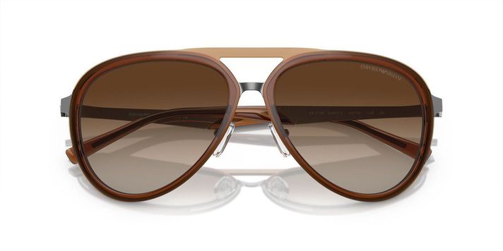 Lentes De Sol Emporio Armani 0EA2145  Café Hombre-4