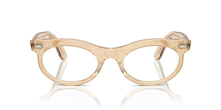 Anteojos Ópticos Ray-Ban RX2242V Wayfarer Oval Café Unisex-0