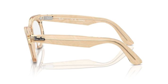 Anteojos Ópticos Ray-Ban RX2242V Wayfarer Oval Café Unisex-2