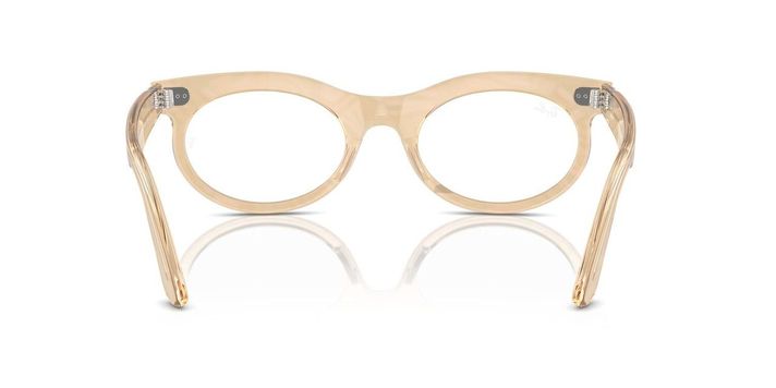 Anteojos Ópticos Ray-Ban RX2242V Wayfarer Oval Café Unisex-3