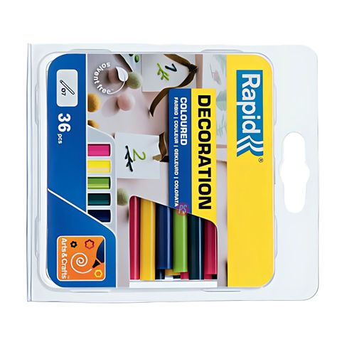 36 Barras De Silicona 7mm De 90mm Largo Colores - PS-1