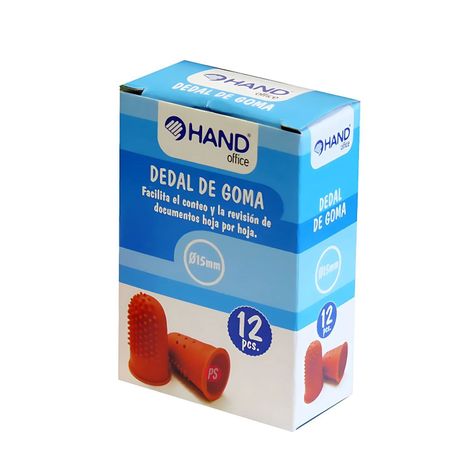 Pack 12 Dedales De Goma 15mm Número 15 - PS-1