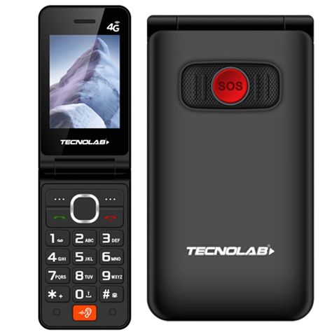 Teléfono Senior 4G Doble Pantalla, Cámara Y SOS Colores - PS-0