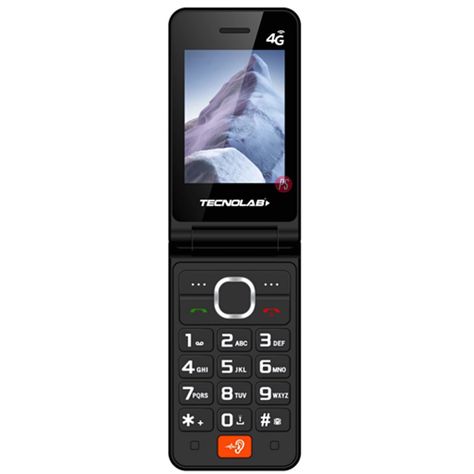 Teléfono Senior 4G Doble Pantalla, Cámara Y SOS Colores - PS-3