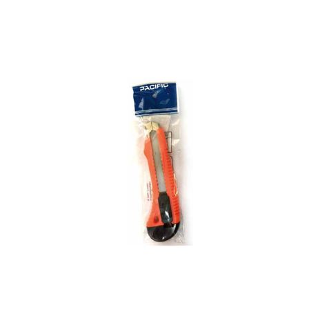 Cuchillo Cartonero De 15,5cms Con Hoja De 18mm Rojo - PuntoStore-1