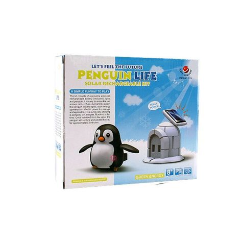 Juguete Solar Pingüino Diversión Ecológica y Educativa - PS-3