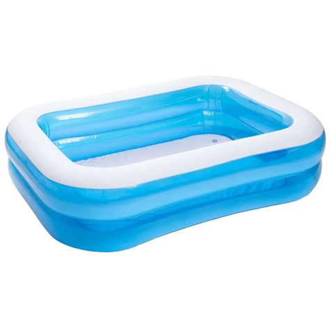 Piscina Inflable 201x150x50cm Con 2 Anillos  - PS-0