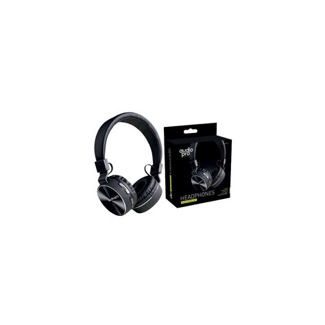 Audífonos Bluetooth Y 3.5mm Audiopro Negro - Puntostore-1