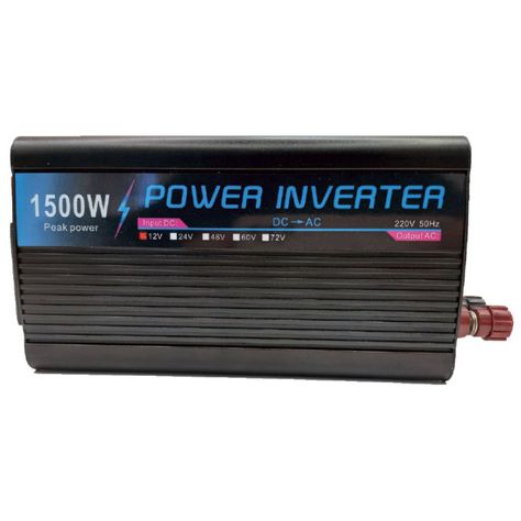 Conversor De Corriente 12V A 220V 1500W Automóvil - PS-0