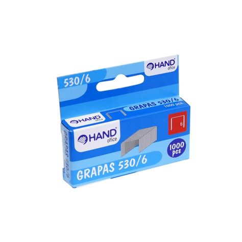 Corchete Caja 1000 Unidades 6mm Hand - PS-0