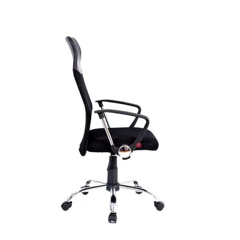 Silla Oficina Respaldo Malla Tipo Dallas Negro - Ps-2