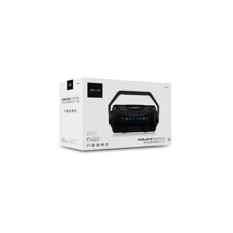 Parlante Bluetooth Portátil Iluminación Led 20w - PuntoStore-1