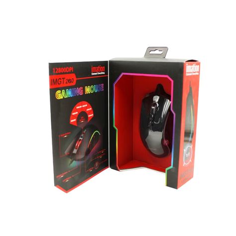 Mouse Gamer Rgb 12800dpi IMGT260 Imation - PS-1