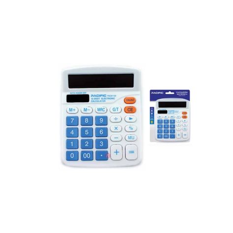 Calculadora Electrónica 12 Dígitos Celeste - PS-1