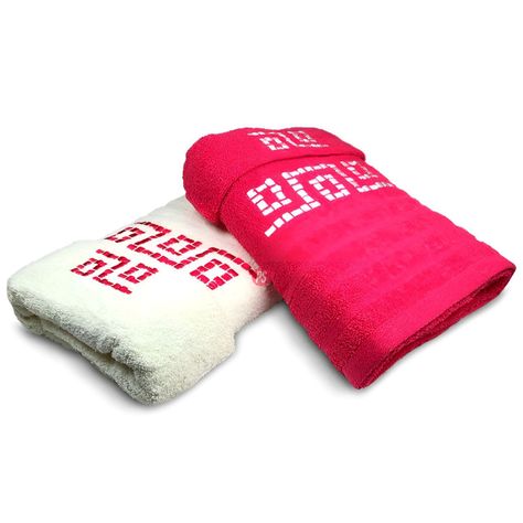 Set 4 Toallas Jacquard Fucsia Bordada Doral Soft Touch - PS-1
